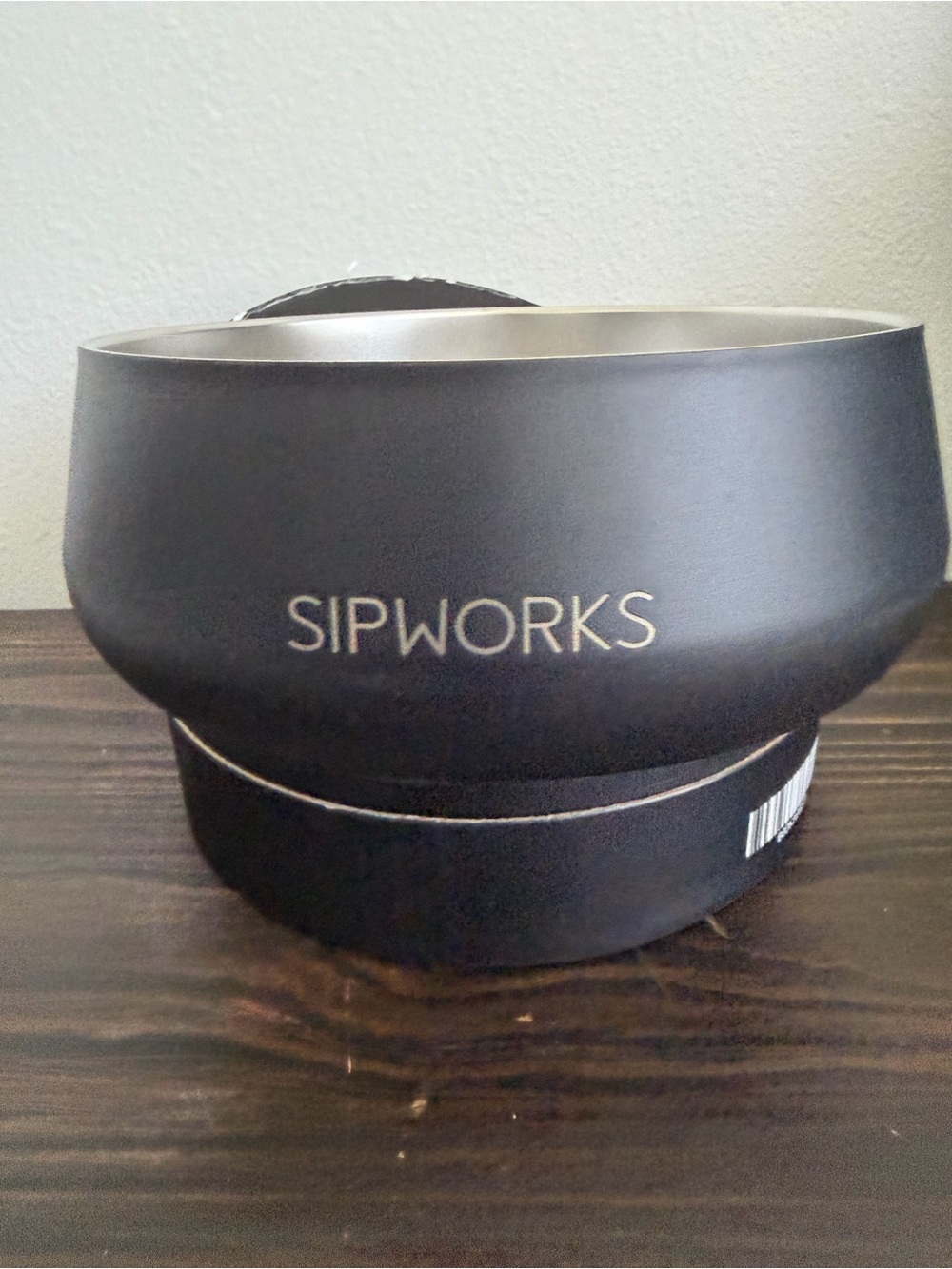 SIPWORKS Stainless Steel Weighted Dog Bowl Non-Slip New Open Box